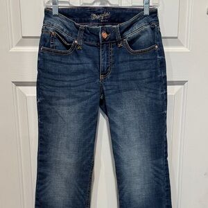 Wrangler Women's Dark Blue Boot Cut Jeans